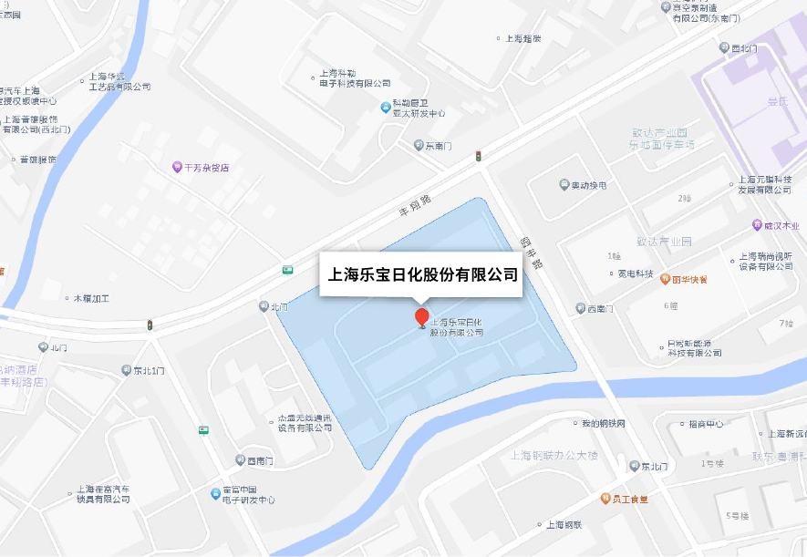 上海乐宝日化股份有限公司位置示意